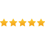 five star rating icon